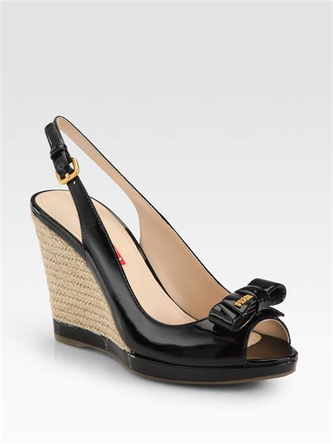 prada leather espadrille sandals